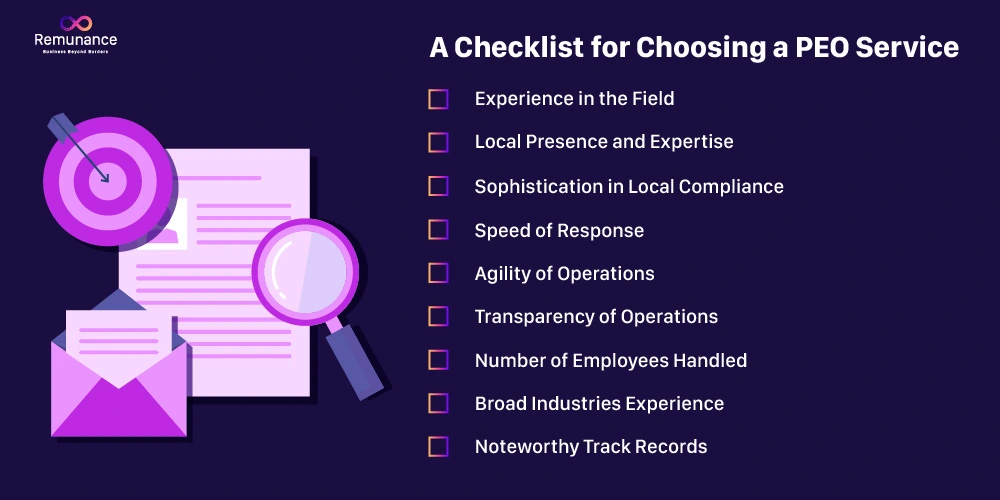 A Checklist for Choosing a PEO Service Provider