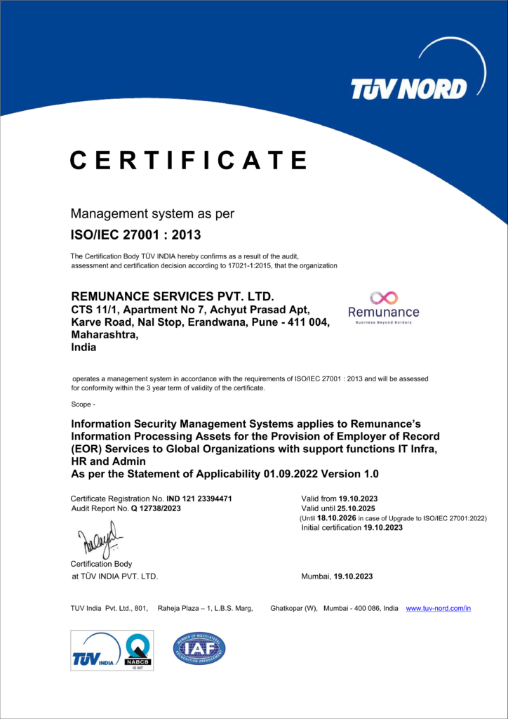 ISO Certifiactions