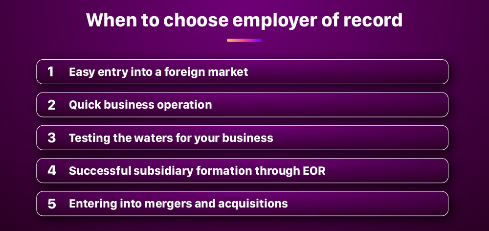 When to choose employer of record