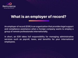 what is an eor?