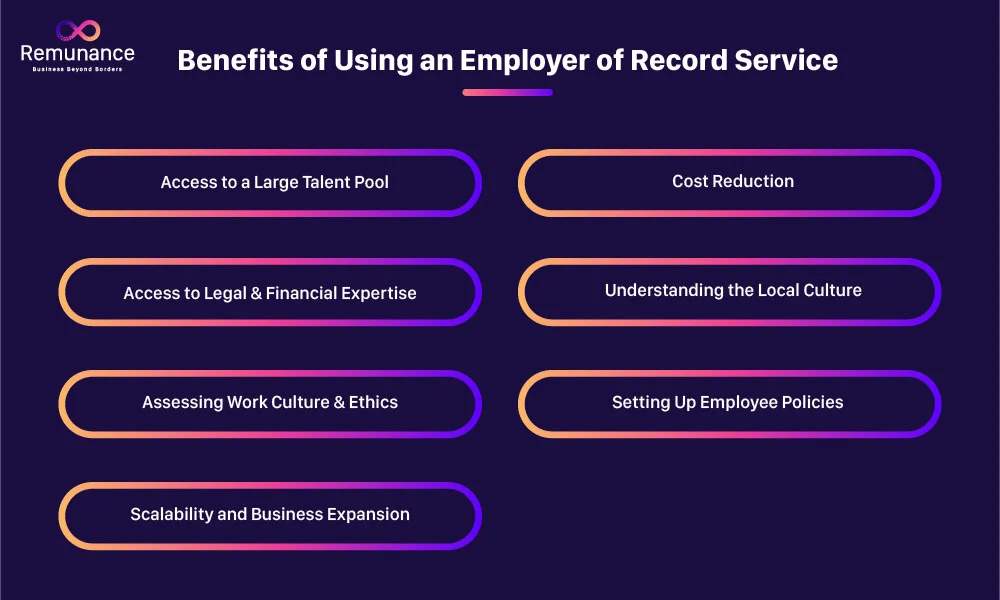 Benefits of Using an Employer of Record Service