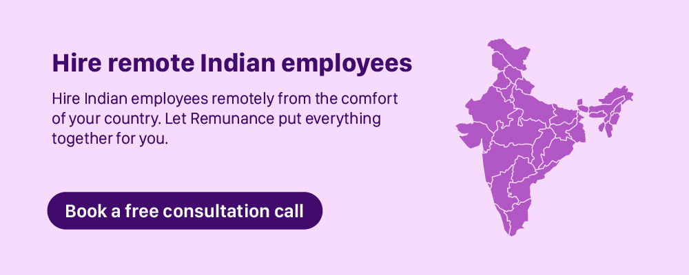 Hire remote Indian employees