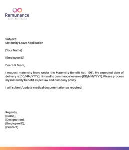 Solicitação de licença-maternidade